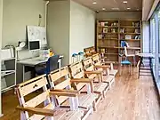 朝日のラウンジ