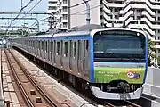 6代目ベビーそうにゃんトレイン（2019年4月28日、天王町駅）