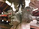 本堂の彫り物（2009年7月撮影）