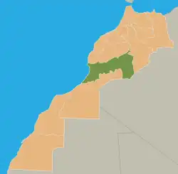 Location in Morocco