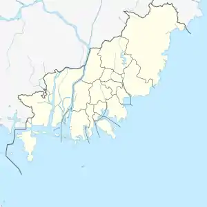 亀浦倭城の位置(釜山広域市内)