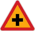 +形道路交差点あり