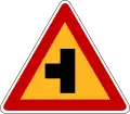 ㅓ形道路交差点あり