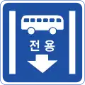 バス専用通行帯