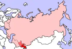 タジクASSRの位置