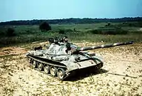T-62 砲塔上面機銃装備型NATO呼称"T-62A"型。イスラエルに鹵獲されたシリア軍の車両で、アメリカ軍により詳細なテストを受けた有名な車両