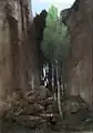 pring in a Narrow Gorge、1881年