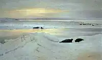 春の北極の夜 (1897)  トレチャコフ美術館