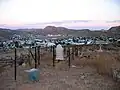 古い墓地からスプリングボックを望む