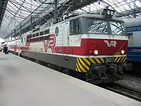 Sr1形3107号機、ヘルシンキ中央駅(2003年)