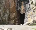 聖ニニアンの洞窟(St. Ninian's Cave)の入り口。