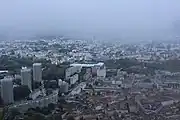 スタジアムの遠景