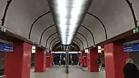 多数の系統が接続するボーフム中央駅（Bochum Hbf）は地下区間に設置されている
