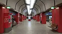ボーフム中央駅（Bochum Hauptbahnhof）の地下ホーム