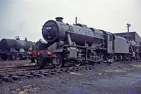 1968年7月下旬、ロストックホールのスタニアー8F 48476号機関車