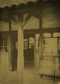 旧野田町駅の初代駅舎（1920年代）