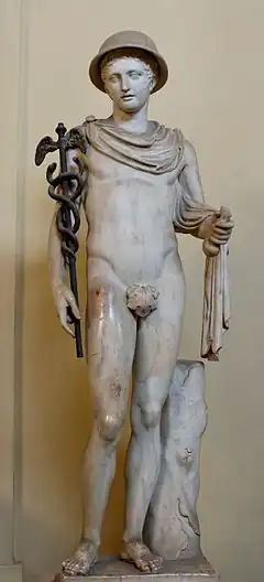 ヘルメース・キアラモンティ像 バチカン美術館所蔵
