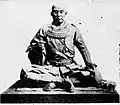 菊池武時像（田島亀彦作）