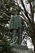 佐久間艇長銅像（2021年、1959年再建）