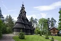 ノルウェー民俗博物館のゴル・スターヴ教会