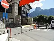 La Palud のロープウェイ乗り場