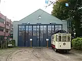 2軸車の16は2005年以降静態保存されている(2005年撮影)
