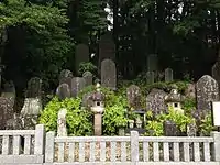 境内にある富士講の記念碑