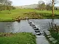 イギリス・湖水地方のw:River Rothayの飛石