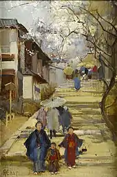 East, Steps to Maruyama (1888)
