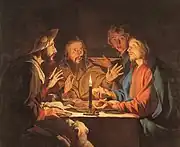 マティアス・ストーム『Le Repas d'Emmaüs』(17世紀)