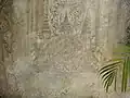 石に刻まれたカンボジア国王の紋章