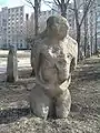 クマン人の石像