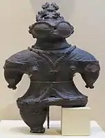 『遮光器土偶』紀元前1000年頃の縄文時代。東京国立博物館(日本)所蔵。