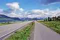 ソルトラン市街から南を眺める