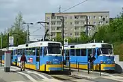 タトラT3の一部車両は更新が行われた(2013年撮影)