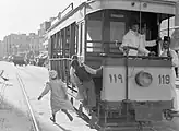 1930年代のカイロ市電(1935年撮影)