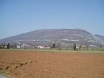 ゴリツィアから見たサボティノ山