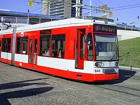 ハレ市電の主力車両・MGT6D(2007年撮影)