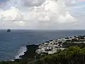 ストロンボリッキオ島とストロンボリの街並