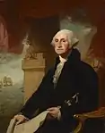 ジョージ・ワシントンの肖像画 (The Constable-Hamilton Portrait, 1797)  ギルバート・ステュアート