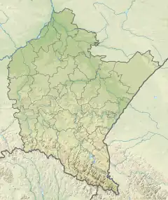 プシェムィシルの位置（ポトカルパチェ県内）