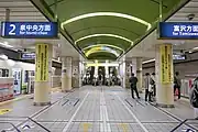 南北線ホーム（2021年9月）