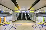 東西線ホーム（2021年9月）