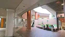 神戸国際会館との接続部