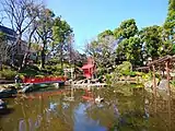 文京区立須藤公園(江戸時代の加賀藩の支藩の大聖寺藩の屋敷跡。昭和8年(1933年)に須藤家が公園用地として東京市に寄付。)