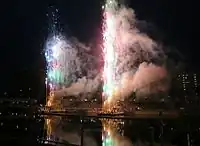 菅生祭の奉納花火