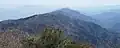 翠波峰より東へ連なる山脈