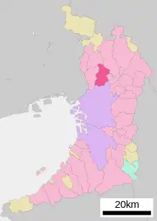 吹田市位置図