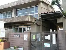吹田第一小学校の裏門
