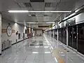 上りホーム(2018年4月)